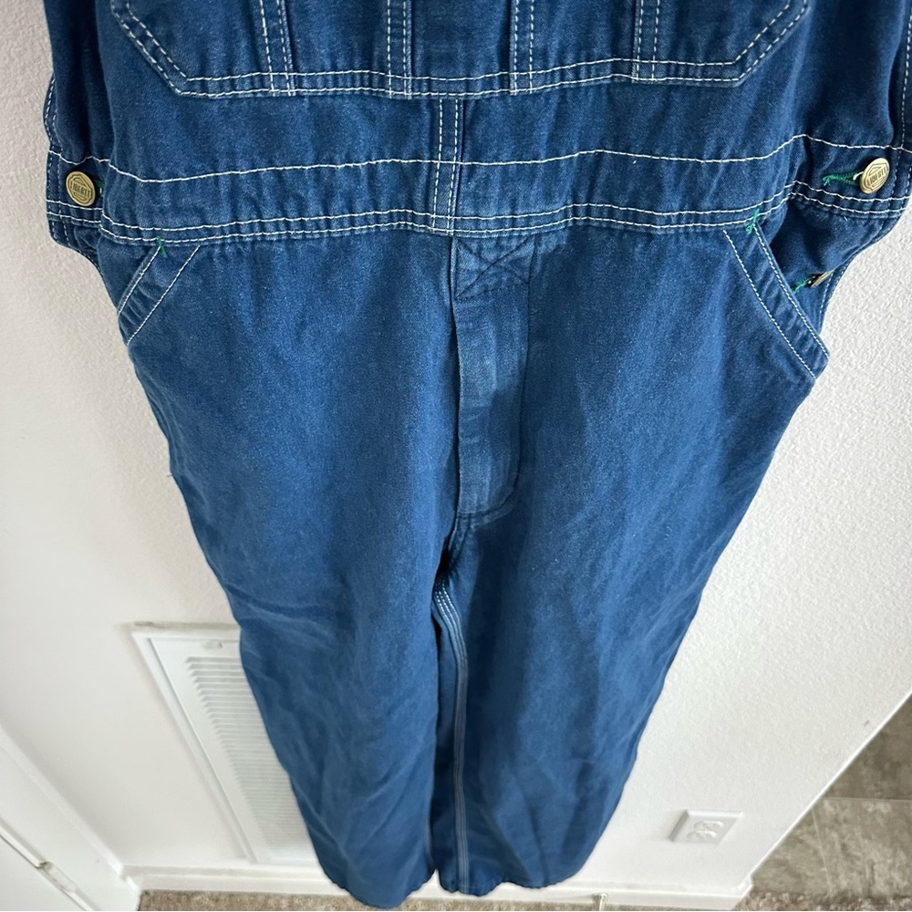 Liberty Men’s Blue Workwear Carpenter Denim Overalls Size: 34x30 - Picture 4 of 13